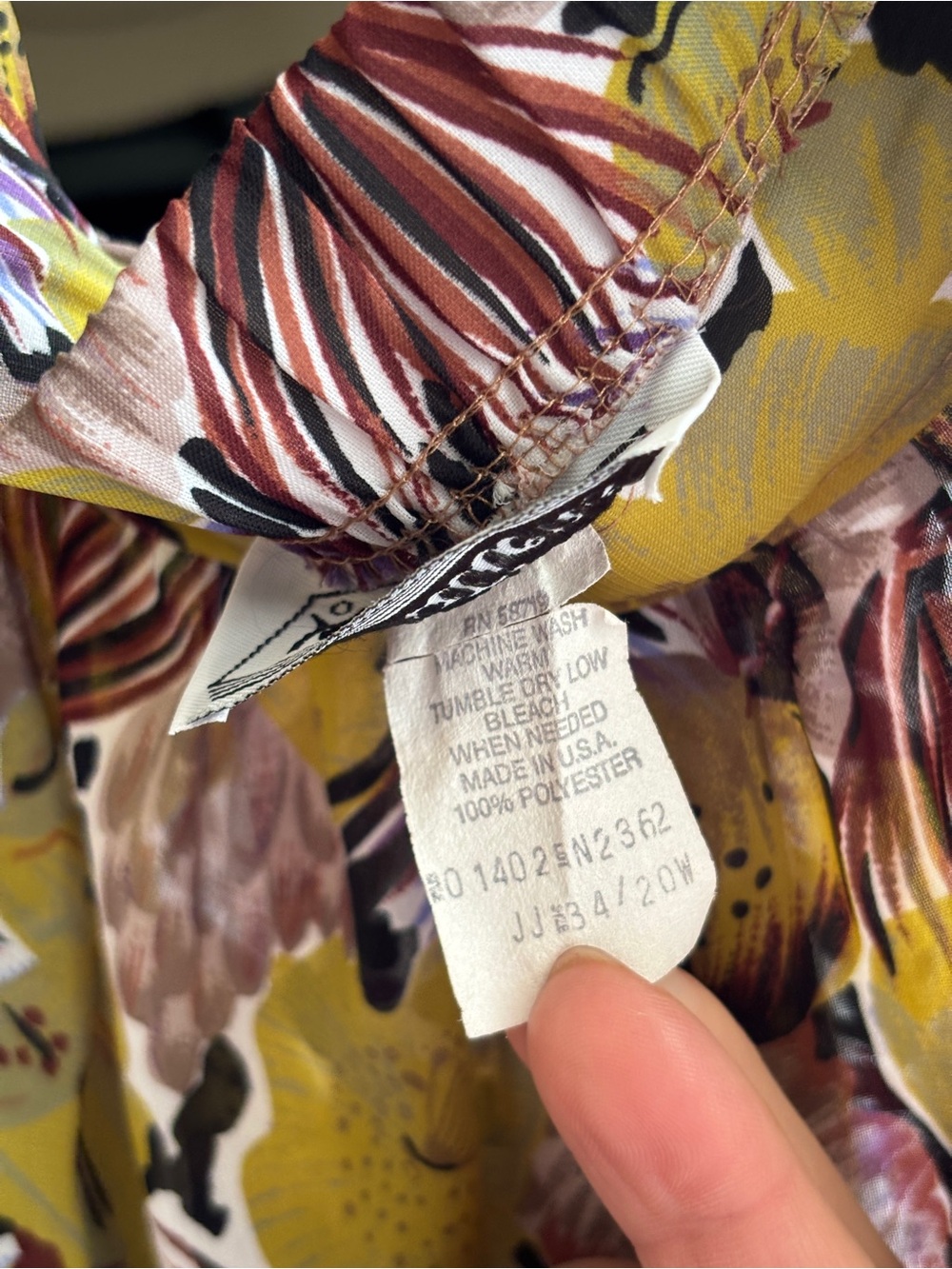 EUC Vintage 90s Tropical Fruit & Floral Botanical Midi Skirt | Women’s Plus 20W - Picture 4 of 14